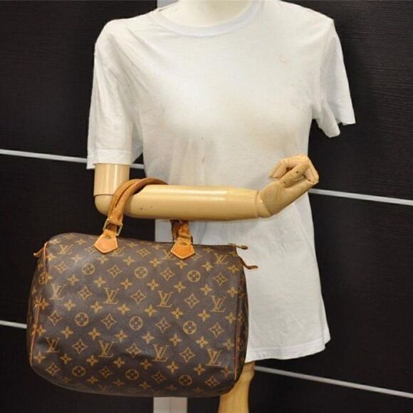 Louis Vuitton Monogram Speedy 30 Hand Bag - Picture 12 of 15
